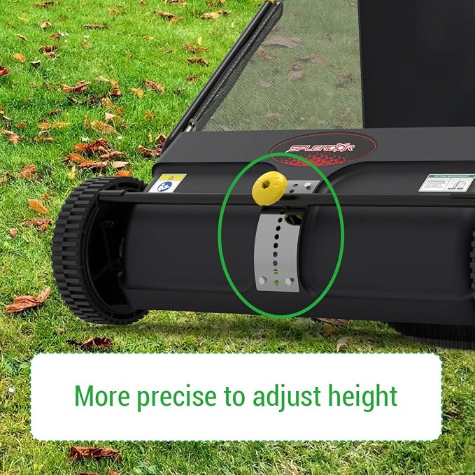 SPLENDOR LS-650A2 26-Inch Walk-behaind Push Lawn Sweeper Yard Sweeper Road Sweeper
