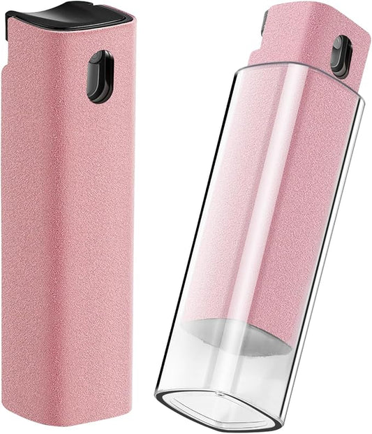 YTT Touchscreen Screen Cleaner Spray, for Phones iPad Car (Pink) | Protective Case, Two-in-One Spray & Microfiber Cloth, Streak-Free Finish, Ideal for Phone, Laptop, MacBook & Car Touchscreens