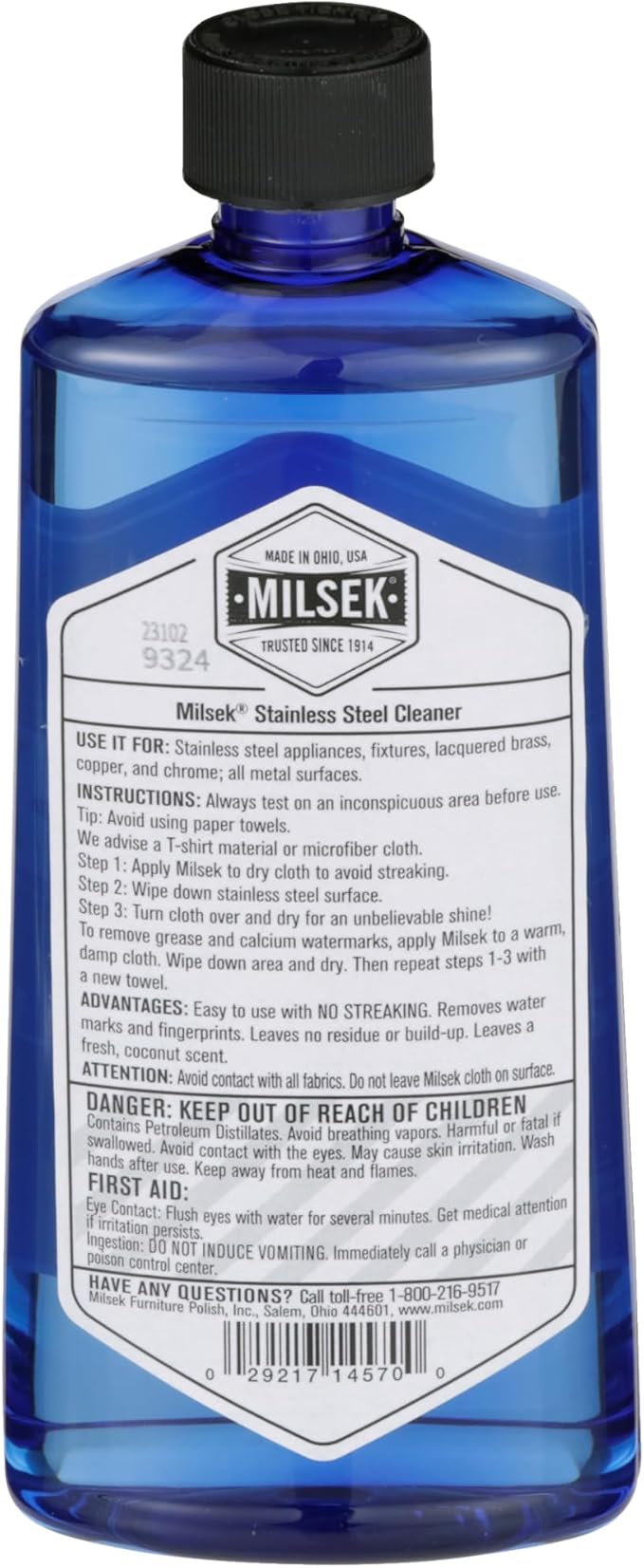 Milsek Stainless Steel Cleaner, 6 Count, (AX-AY-ABHI-112874)