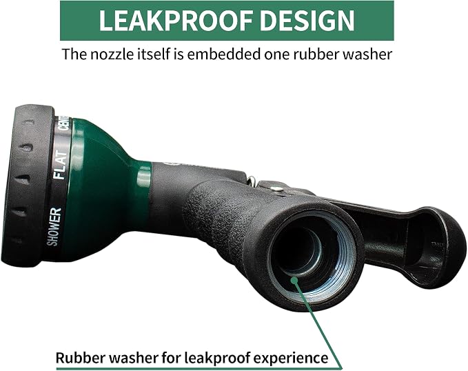 AUTOMAN Garden Hose Nozzle, Metal Water Spray Nozzle