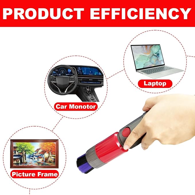 Replacement Attachments for Dyson V7 V8 V10 V11 V15 - Vacuum Accessories for Home and Car Cleaning