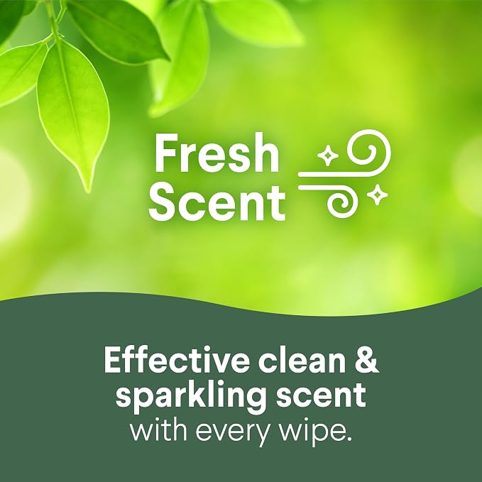Clorox Disinfecting Cleaning Wipes, Bleach Free, Crisp Lemon, Fresh Scent, Scentiva Coconut and Waterlily, 75 Count Each (Package May Vary)