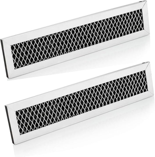 2 charcoal filter with aluminum frame for Frigidaire FRPAMRAF Replacement Air Microwave Filter Replacement FFMV152,FGMV153,FFMV154,FGMV155,FMV157,FFMV162, FFMV163, FFMV164,FFMV174,FGMV175, FGMV176