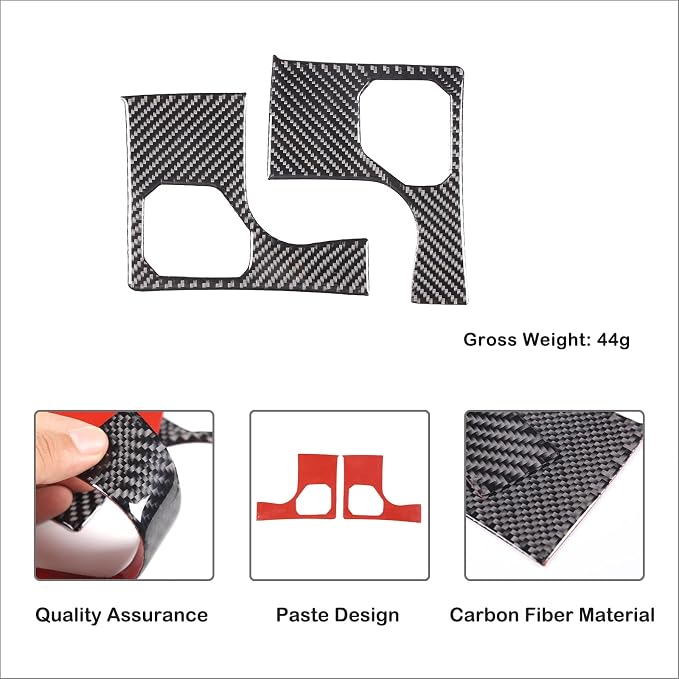 Car Dashboard Side Air Outlet Panel Trim Sticker Fit Toyot@a Tundra/Sequoia 2022-2024 Car Center Console Dashboard Side Air Vent Outlet Air-Conditioner Wind Frame Cover Protection Sticker Accessories