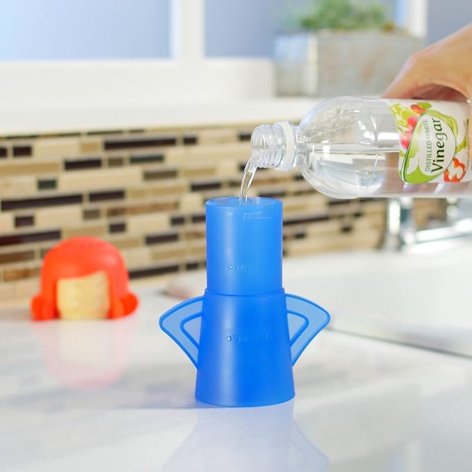 OIF Microwave Oven Steam Cleaner Easily Cleans the Crud In Minutes. Steam Cleans and Disinfects With Vinegar and Water for Home or Office Kitchens