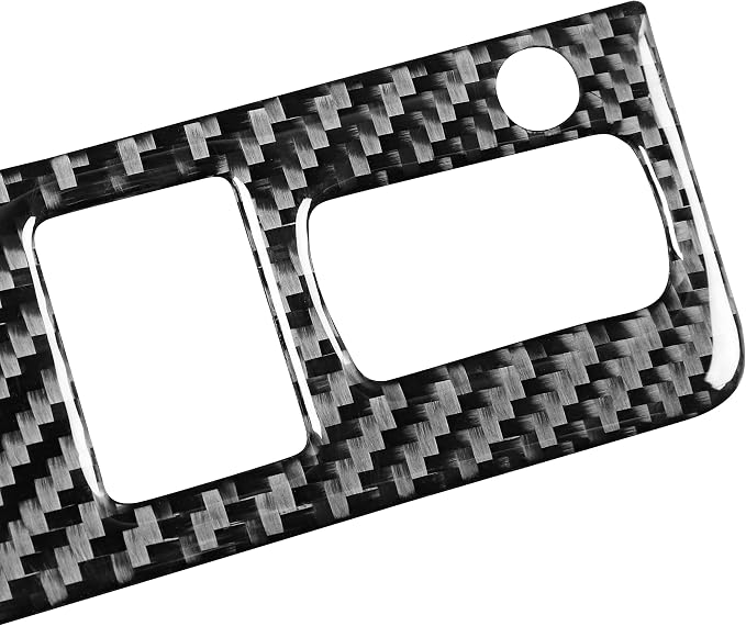 Real Carbon Fiber Trim for Subaru Accessories | for Scion FR-S 2013-2016 / Toyota 86 2016-2020 Head Lamp Headlight Control Switch Cover Interior Thick Overlay Decal - A