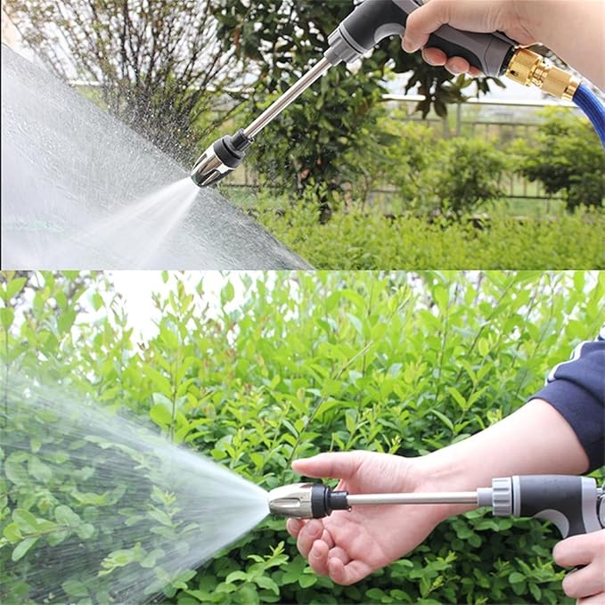 Pressure Washer Gun,Pressure Washer Spray Nozzle,Garden Hose Nozzle | High Pressure Garden Hose Nozzle,with 360° Rotating for Three Spray Modes