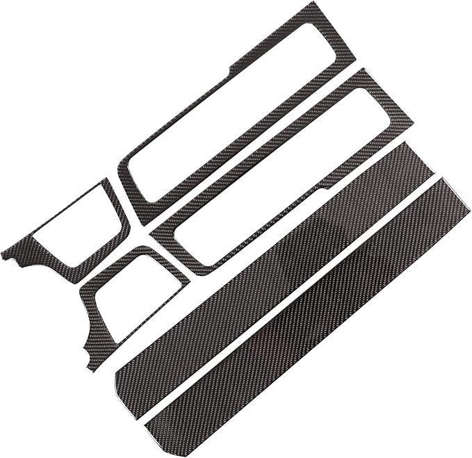 Car Door Sill Scuff Plate Trim Panel, Car Door Entry Guards, Threshold Strip, Door Sill Guard for Honda Pilot 2015-2019, Carbon Fiber (Built-in Door Sill Sticker)