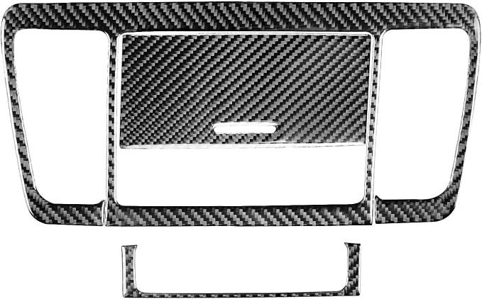 JKYUKU Real Carbon Fiber for Subaru Accessories Center Console Navigator | for Legacy/Outback 2005-2009, Black Center Console Navigator Trim Panel Air Vent Frame Sticker, Premium Sporty Look