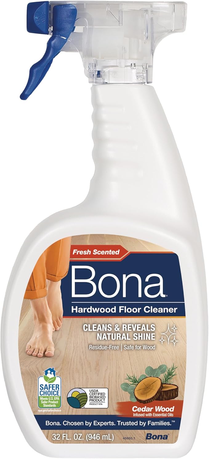 Bona Hardwood Floor Cleaner Spray - 32 fl oz - Cedar Wood Scent