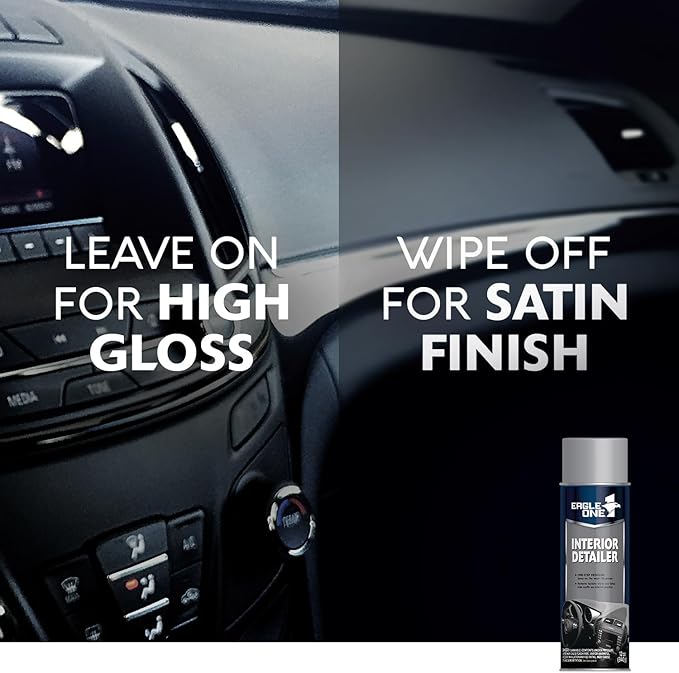 Eagle One Car Interior Detailer, One Step Detailer Spray for Cars, Trucks, 12 Oz
