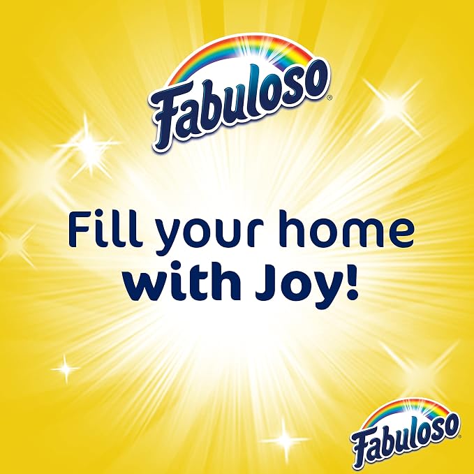 Fabuloso Multi-Purpose Cleaner and Floor Cleaner, 2X Concentrated Formula, Long-Lasting Freshness, Spring Fresh Scent, 56 oz (Pack of 2)