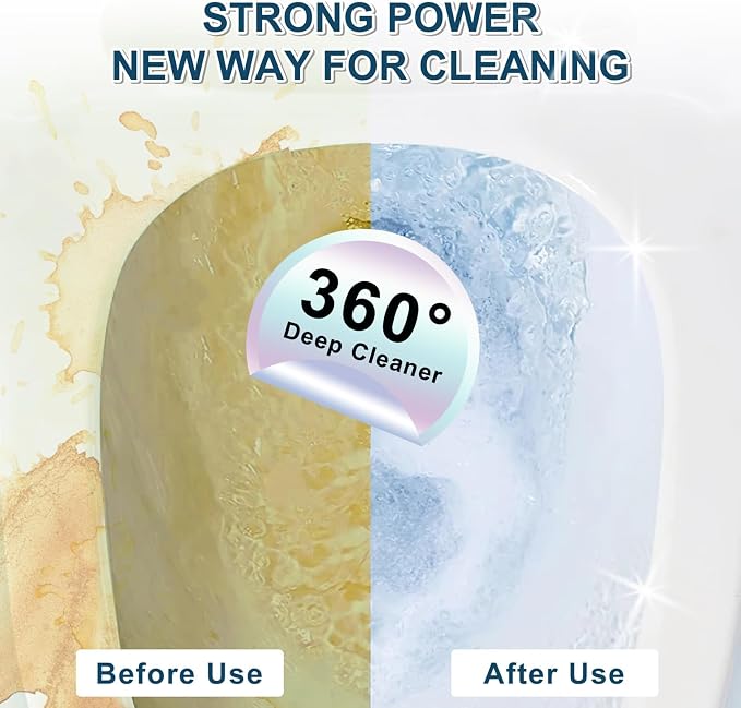 Pumice Stone Toilet Bowl Cleaner,16.7Inch Toilet Pumice Stone with Handle Cleans Hard Water Ring Calcium Buildup&Stains for Toilet Bath Kitchen Household Cleaning (Grey)