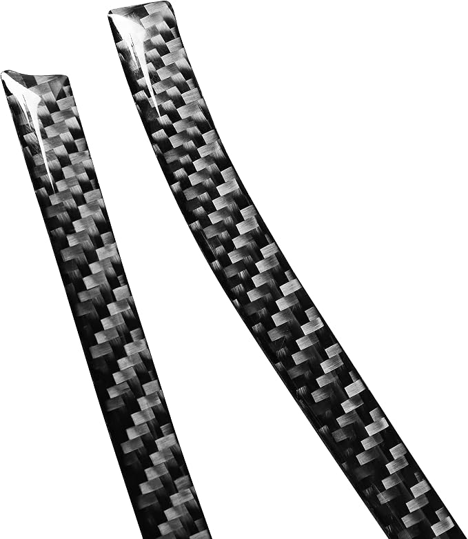 Real Carbon Fiber Trim for Subaru Accessories | for BRZ/Scion FR-S/Toyota 86 2016 2017 2018 2019 2020 Radio Control Panel Side Strip Interior Thick Overlay Decal