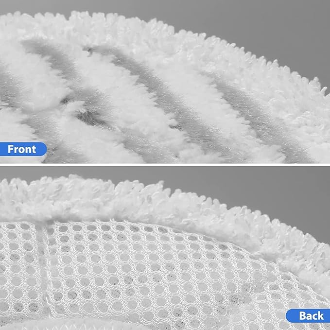 12 Pack Steam Mop Replacement Pads for Shark Steam & Scrub Steam Mop S8001 S8201 S7001 S7201 S7000AMZ Steam and Scrub Mop Pads Repeatedly Washed for All Floors Cleaning