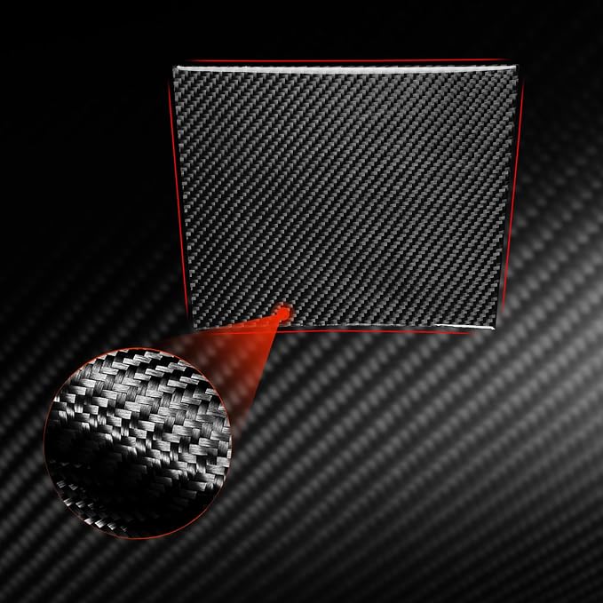 Center Control Storage Box Trim Fit for Toyota 4Runner 2003-2009 | for 4 Runner(N210)2003-2009 SR5/Sport|Real Carbon Fiber|Car Decor Decals|Thick Overlay|Anti-scratch