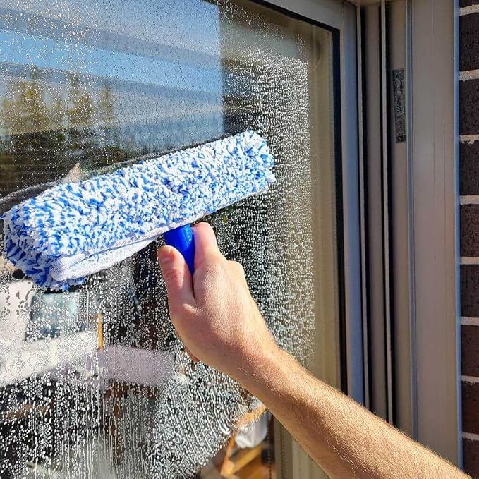 EnduroShield Professional Squeegee & Window Washer Cleaning Combo | Professional Window Cleaning Tool | Streak-Free Results | Ergonomic Design | Reusable