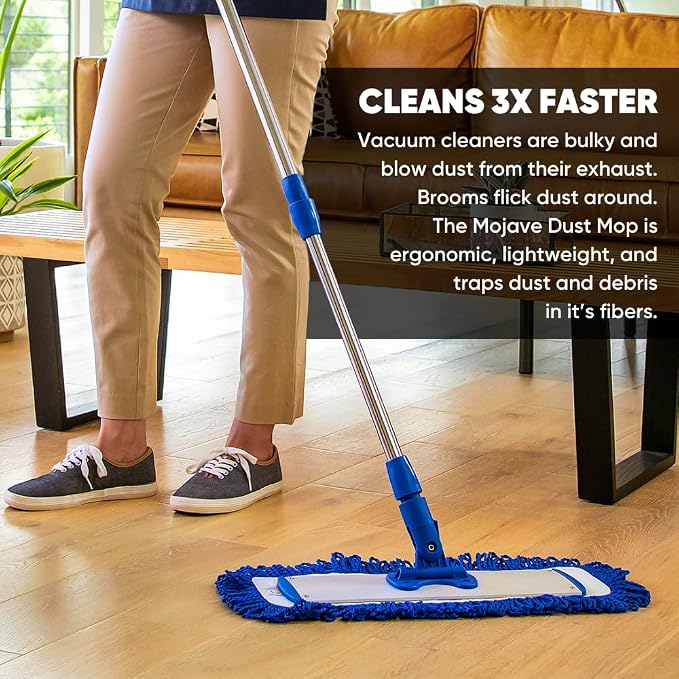 Bulk 18" Mojave Microfiber Dust Mop Pads | Wholesale Microfiber Mop Refills | Case Quantity (100 Count)