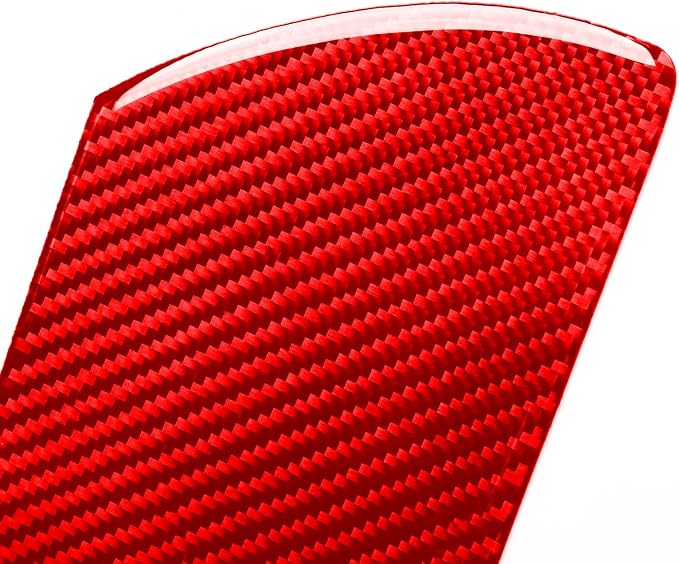 Real Carbon Fiber Trim for Toyota Camry Accessories | for 2012 2013 2014 Center Armrest Storage Box Sides Decoration Panel Interior Thick Overlay Decal