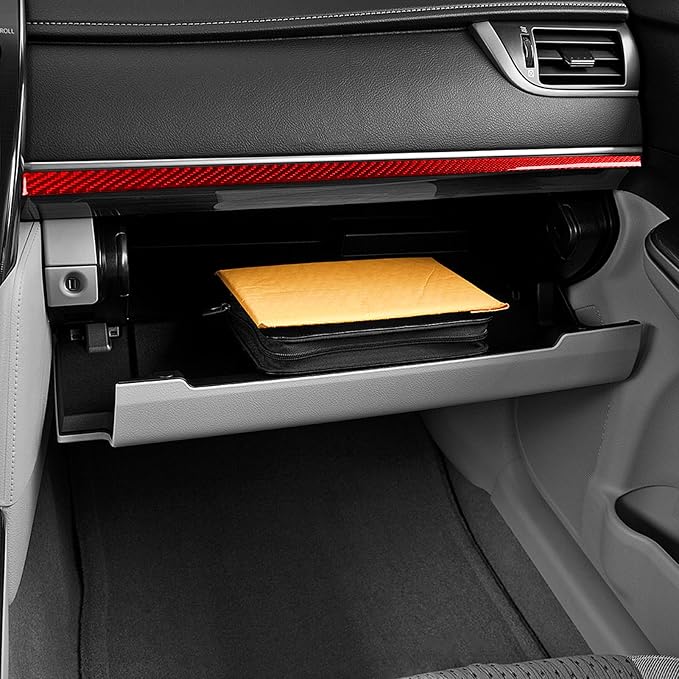 Real Carbon Fiber Trim for Toyota Camry Accessories | for 2012 2013 2014 Co-Pilot Dashboard Strip Interior Thick Overlay Decal