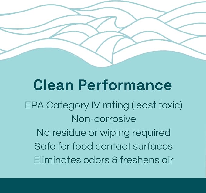 Multi-Purpose Disinfectant, Hypochlorous Acid Cleaner, 32oz Spray Bottle | EPA-Registered, Kills 99% of Bacteria, No Chemical Residue, Hypochlorous Acid, Non-Toxic, Fragrance Free, Family & Pet Safe