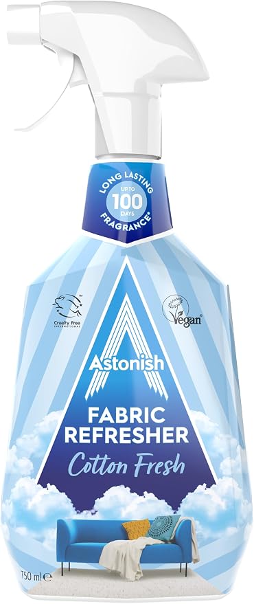Astonish Fabric Refresher Spray for Curtains, Carpets & Upholstery, 750ml