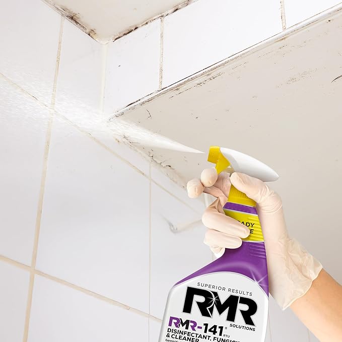 RMR-141 EPA Registered Mold and Mildew Killer, Eliminates Odors, Removes Mold, Mildew, Bacteria, and Viruses, 1 Gallon Bottle