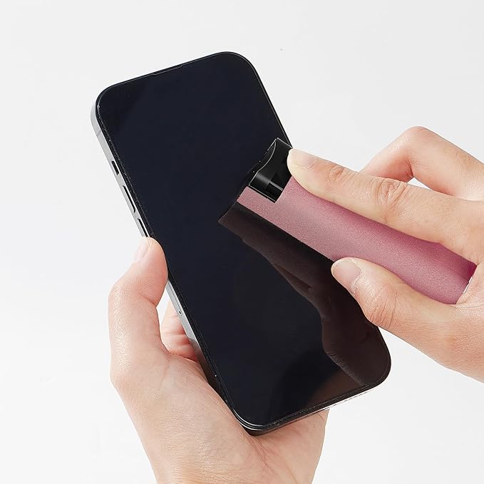 YTT Touchscreen Screen Cleaner Spray, for Phones iPad Car (Pink) | Portable Screen Care, Two-in-One Spray & Cloth, Car Touchscreens, Phones & Laptops