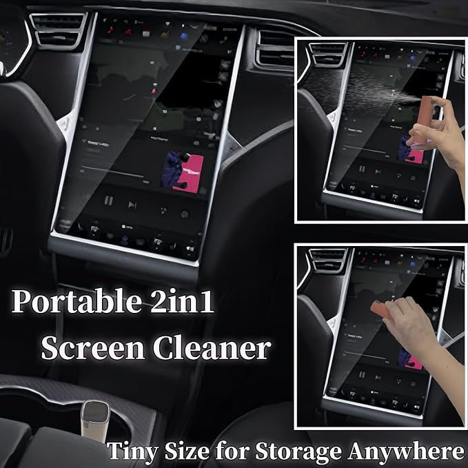 Computer Laptop Phone Screen Cleaner, Hatstart Touchscreen Cleaning Spray and Wipes Accessories to Remove Fingerprint for MacBook Display iPad iPhone Screens Mac TV - Pink Purple Blue