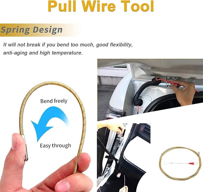 Auto Trim Removal Tools Kit, Wetado 15Pcs Car Panel Removal Tool Interior Trim Kit Fastener Rivet Remover Plastic Pry Tool Set - Metal Removal of Car Molding, Dashboards, Wheel Hubs
