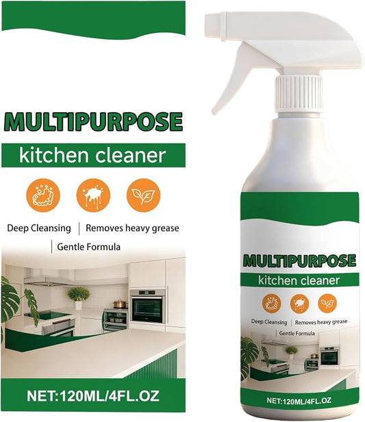 Kitchen Cleaner Remover Spray for Oil Stains, Multifunctional Kitchen Appliance Cleaner for Stove, Countertop, Sink & Oven,4 fl oz