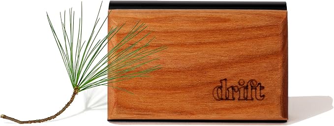 Drift Car Air Freshener - The Original Wood Air Freshener - Car Odor Eliminator - Long Lasting Scent - Auto Accessories - Metal Clip - Essential Oils - Clean Ingredients - Pine Scent Starter Kit