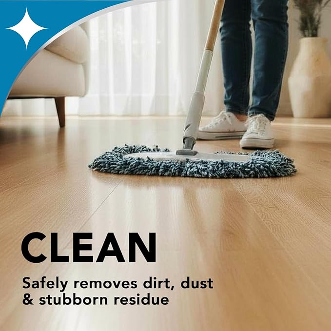 Weiman Hardwood Floor Cleaner Gallon and Refillable Squeeze Bottle - Finished Wood Surfaces