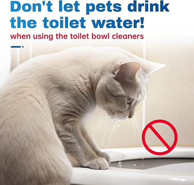 Vacplus Toilet Bowl Cleaner Tablets 90 PACK, Automatic Toilet Bowl Cleaners with Bleach for Deodorizing and Descaling, Bathroom Cleaner Against Tough Stains