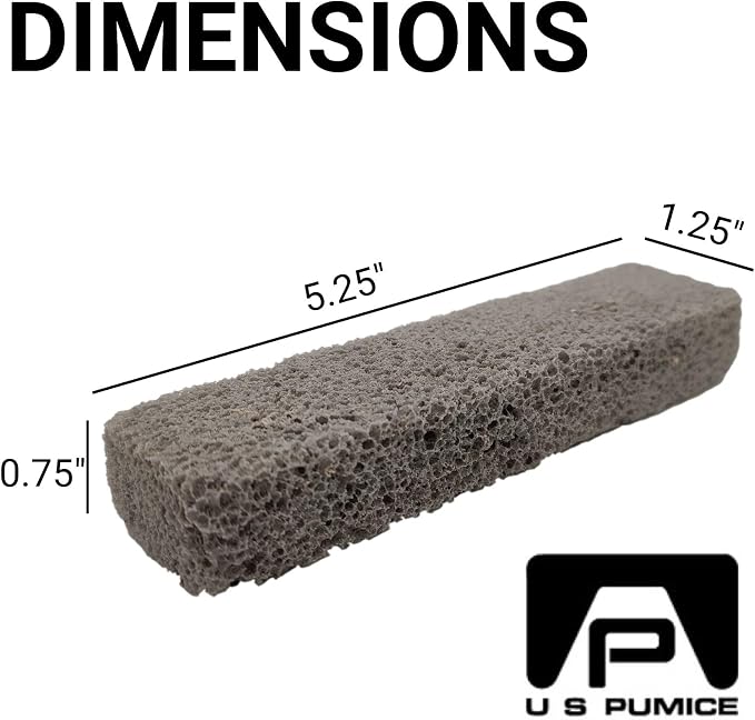 PUMIE 3 Pack Scouring Stick, Toilet Bowl Ring Remover, Heavy Duty Extra Strong Pumice Cleaning Bar, Pumice Stone for Cleaning Toilet Rings, Bathroom & Kitchen Stains by USPumice