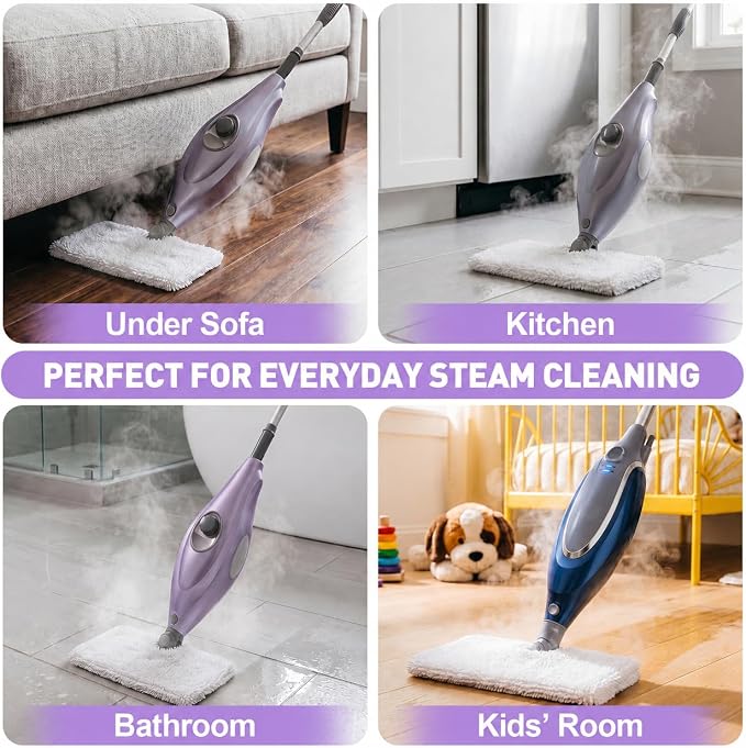 Tidy Monster Steam Mop Replacement Pads, 4 Pack Steam Pocket Mop Pads Compatible with Shark S3500 Series, S3501, S3601, S3550, S3901, SE450, S3801CO, S3601D, S2901, S2902