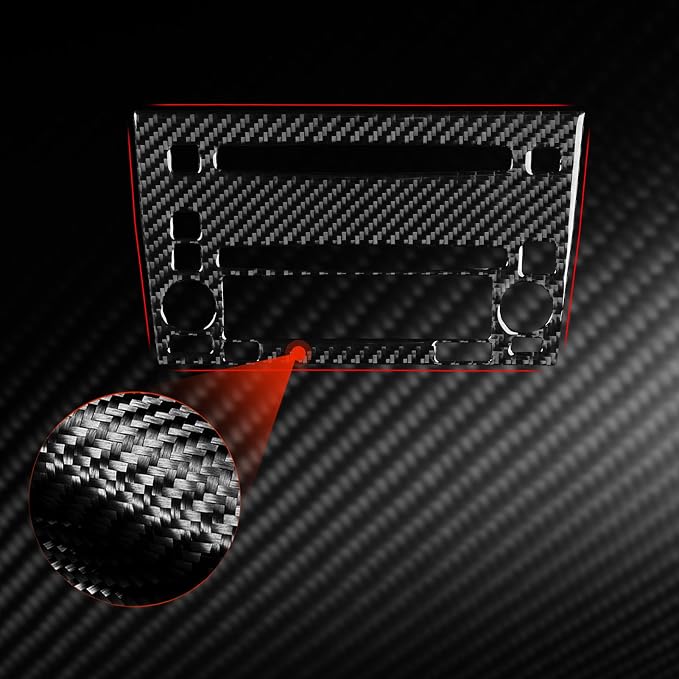 Fit for Cadillac Escalade ESV 2007-2014 / EXT Hybrid 2009-2013 Type-A | Real Carbon Fiber | Accessories | Console Radio Panel Trim | Decals | Anti-scratch