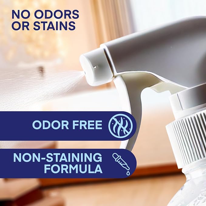 Steri-fab All-in-One Disinfectant Spray – Kills Bed Bugs, Fleas, Mites, Roaches, Viruses, Fungi, & Odors – Quick-Drying, Non-Residual, 16 Ounce Sprayer Bottle