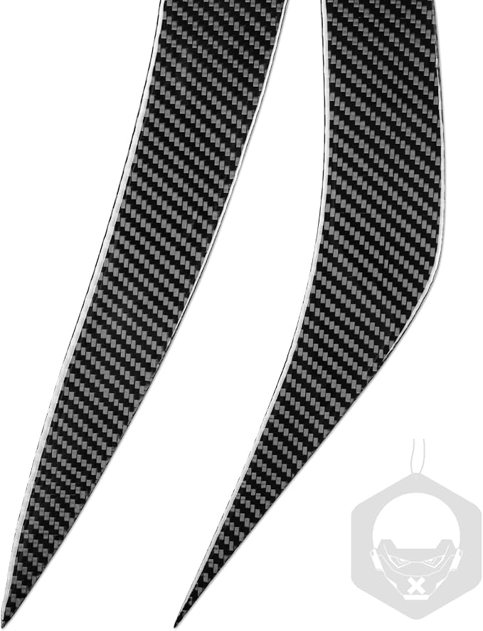 Headlight Eyebrow Trim for Toyota Corolla 2009-2013 Accessories Black | Soft Carbon Fiber | Upgrades for Car | Only for Left-Hand Drive | Anti-Scratch | Sporty Style