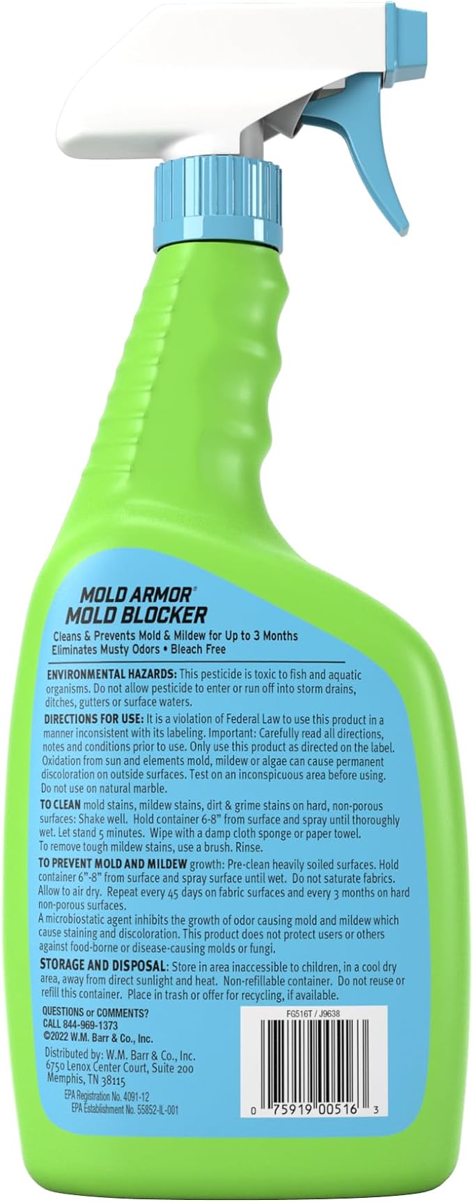 MOLD ARMOR Mold Blocker, 32 OZ