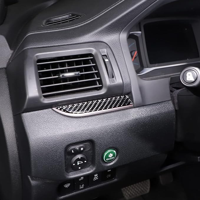 Dashboard Panel Cover Trim for Honda Pilot 2016-2022/ Ridgeline 2017-2023/ Passport 2019-2023, Instrument Panel Trim Strip, Center Console Button Switch Trim Frame (Center Console Decorative Strip)