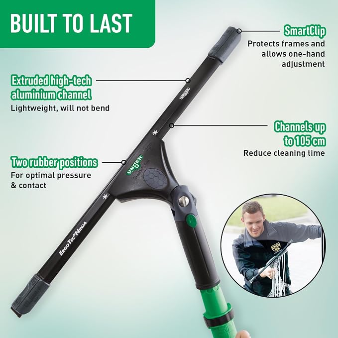 UNGER Black 18" Window Squeegee