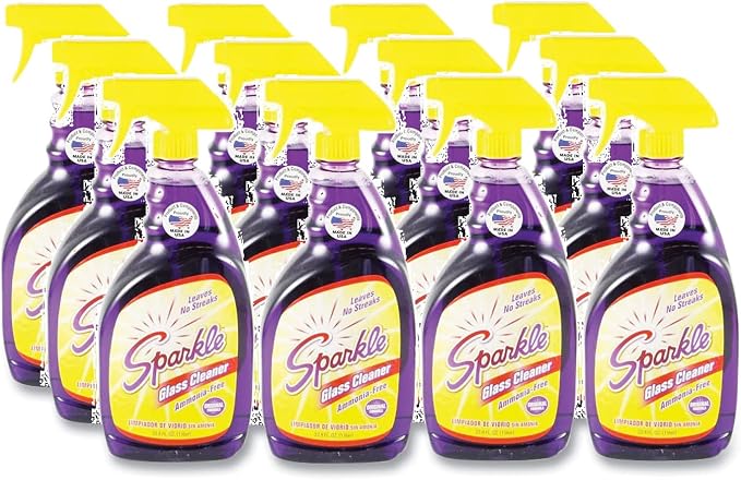 Glass Cleaner 33.8 Oz. Spray Bottle [Set of 2]
