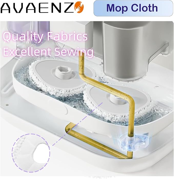 6-Pack Mop Pads for Narwal Freo Series | Reusable microfiber pads, strong absorption.Freo Pro X Ultra,Z Ultra,Z10,T10,J3,J4,J5,R10