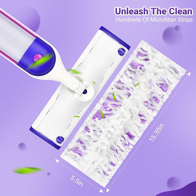 54 Count Disposable Power Mop Pads Refills Compatible with swiffer | PowerMop Wet Pads Rifill Cooperate with Swiffer Mop Refill Liquid Extra Absorbent, Traps Dust & Hair