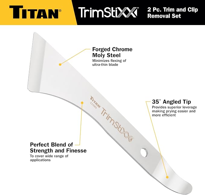 Titan 11586 Trim Stixx 2-Piece Trim and Clip Removal Set