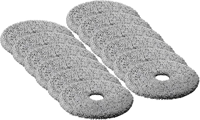 12 Pack Mop Pads for iRobot Roomba 505X, 405, 505 Robot Vacuum Cleaner | Washable Reusable High Density Microfiber Mopping Pads, Strong Absorption, Tool-Free Install, Durable Deep Cleaning