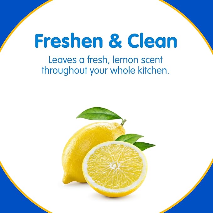 Plink Garbage Disposer Cleaner, Freshener & Odor Removing Balls, Washes Away Foul Odors, Easy to Use - Fresh Lemon Scent, 10 Uses