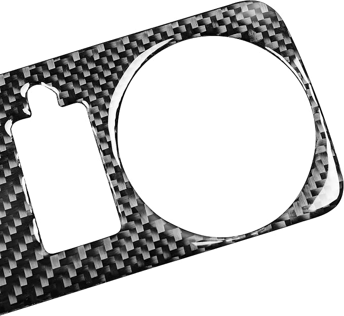Real Carbon Fiber Trim for Ford Mustang GT Shelby Accessories | for 2005 2006 2007 2008 2009，Headlight Switch Button Cover，Thick Overlay Sticker Decal