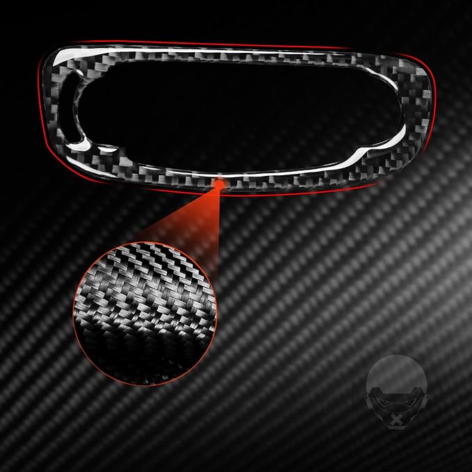 Accent Headlight Stickers Fit for Chevrolet Blazer 2019-2025 Type-A | for L/LT/RS/Premier | Real Carbon Fiber | Accessories | Accent Headlight Switch Control Cover | Thick Overlay | Anti-scratch